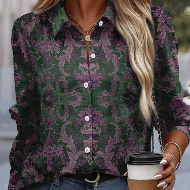 ADALYNN | Timeless Unique Patterned Blouse