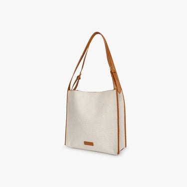 Canvas Leather Tote