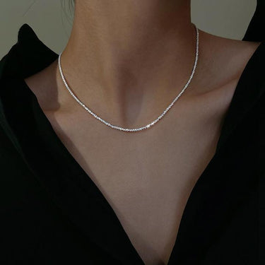 StellaShine | Elegant Silver Necklace Set