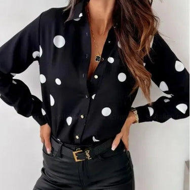 LILLIAN | Stylish Polka Dotted Blouse