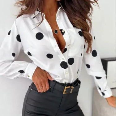 LILLIAN | Stylish Polka Dotted Blouse