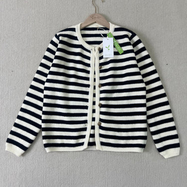 MYLAH | Elegant Striped Cardigan