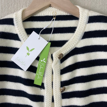 MYLAH | Elegant Striped Cardigan