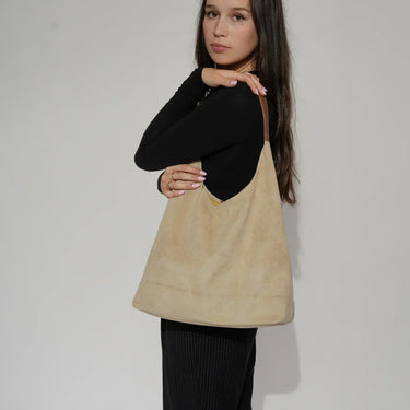 Almira | Stylish Suede Shoulder Bag