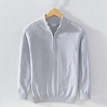 Heritage Cotton Half-Zip Sweater