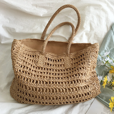 STELLA | Stylish Woven Beach Bag