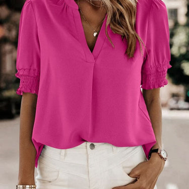 FLORA | V-Neck Stylish Blouse