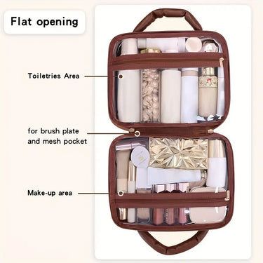 Sophia | Luxury Checked Spacious Cosmetic Organizer