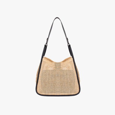 Large Handle Straw Tote