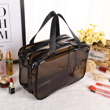 Clare | Clearer and practical cosmetic bag with double compartment