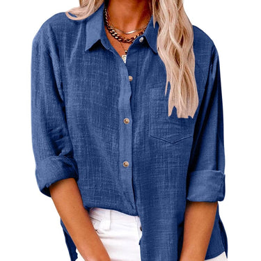 ELLIE | Functional Long Sleeve Blouse