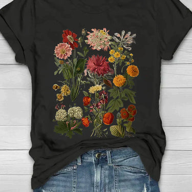 LUELLA | Retro Floral Print T-Shirt