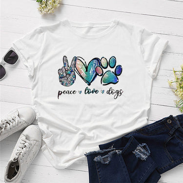 EDEN | Peace, Love & Dogs T-Shirt