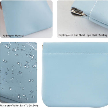 August | Waterproof Lambskin Bag Makeup Cosmetic Bag