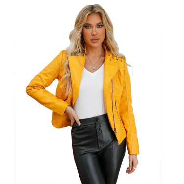 Washed Lambskin Leather Jacket