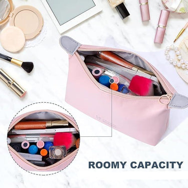 Emmeline | Solid Color Large Capacity Cosmetic Bag