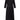 Glenda Black Sleeved Crescent Dress