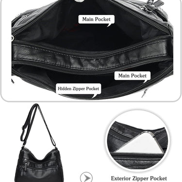 Lila | Stylish and Secure Anti-Theft Crossbody Organizer Bag