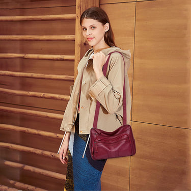 Lana | Waterproof Leather Shoulder Bag