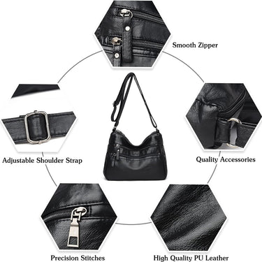 Lila | Stylish and Secure Anti-Theft Crossbody Organizer Bag