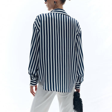 Shift Stripe Turndown Collar Shirt