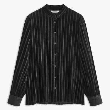 Vintage Pinstripe Button Polo Shirt