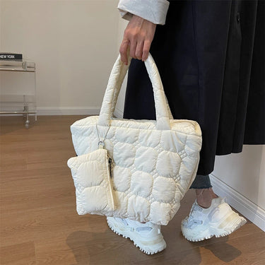 Boxy Puffer Tote