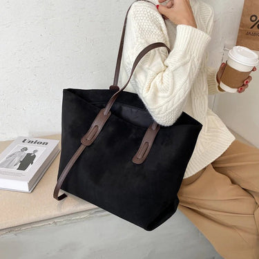 Suede Tote