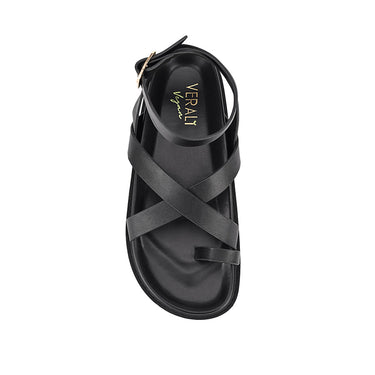 Brady Footbed Sandals - Black