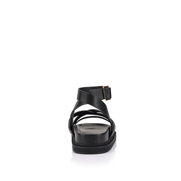 Brianna Footbed Sandals - Black