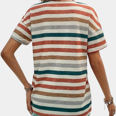 GABBY | Casual Striped Women's T-shirt