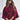 Lara |  Short Red poncho coat with batwing sleeves, elegant and casual for women