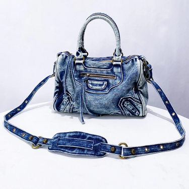 Everly Denim Crossbody Bag