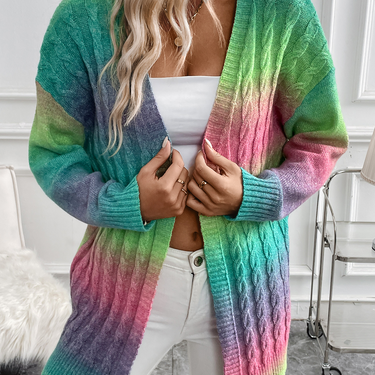 Serene Aurora Ombre Cardigan