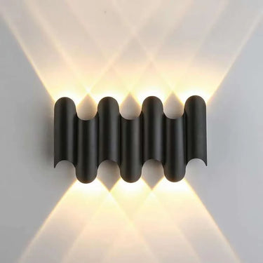 Vegas Vibe Lamp | Modern Wave Pattern Wall Lamp