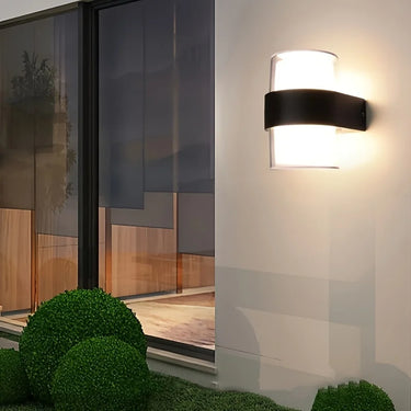 WallGlow | Modern Outdoor Wall Lamp for Garden and Patio Lighting