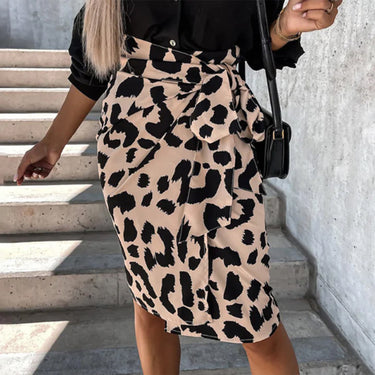 DEBBIE | Leopard Print Skirt for Women