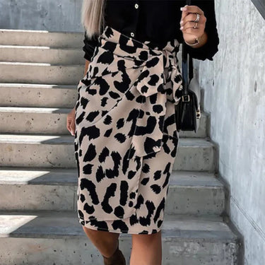 DEBBIE | Leopard Print Skirt for Women