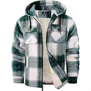 Highland Sherpa Plaid Jacket