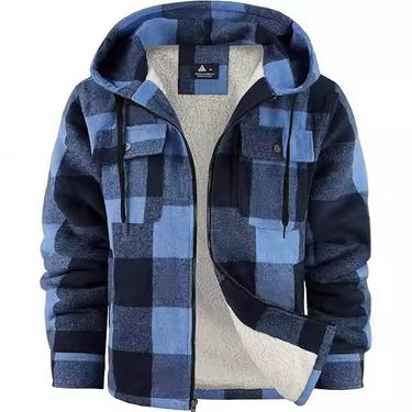 Highland Sherpa Plaid Jacket