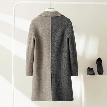 Pelle Italiana Herringbone Coat