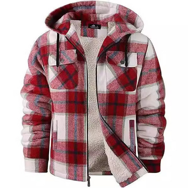 Highland Sherpa Plaid Jacket