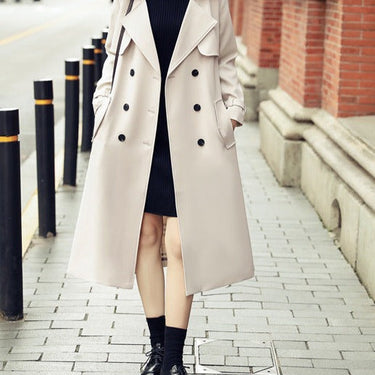 Wilfreda | Trench Coat with Double Breasted Button Placket