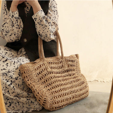 STELLA | Stylish Woven Beach Bag