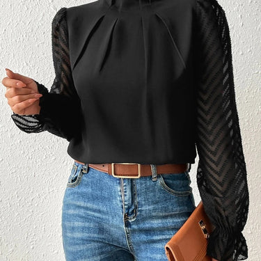 GEORGIA | Casual Turtleneck Blouse