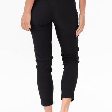 Olympia Black Straight 7/8 Pants