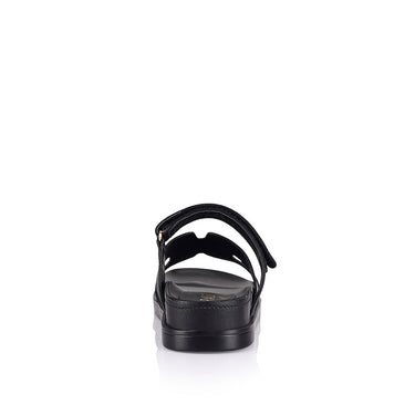 Oswald Footbed Slides - Black