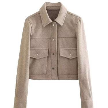 FIONA | Short Jacket with Front Pockets Style