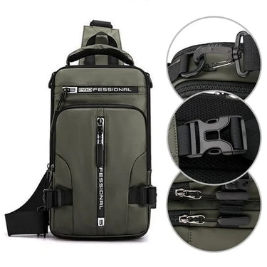 The Ultimate Men's Waterproof Anti-Theft Crossbody Sling Bag