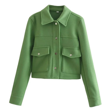 FIONA | Short Jacket with Front Pockets Style